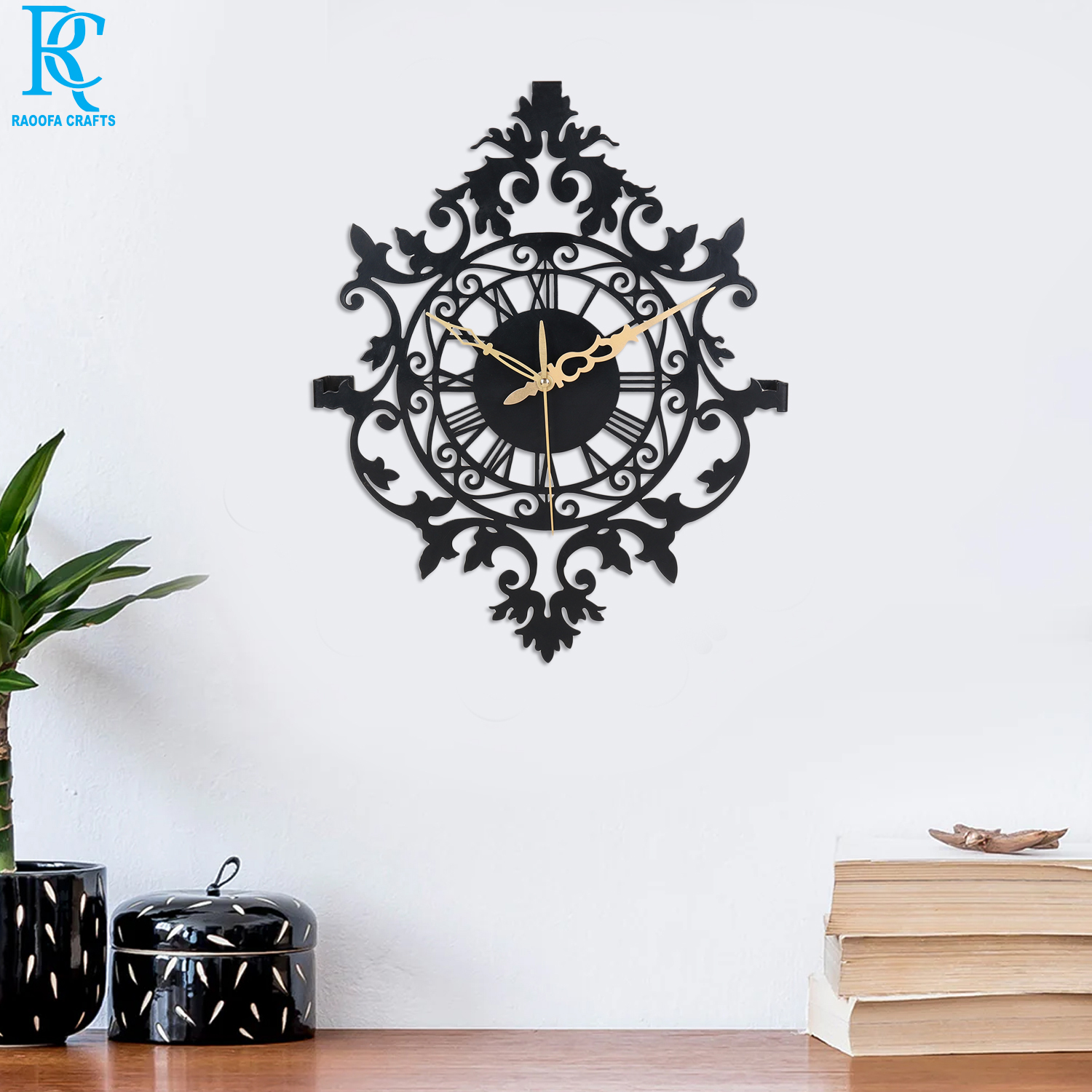 Wall Clock | Modern Clock | Raoofa Crafts