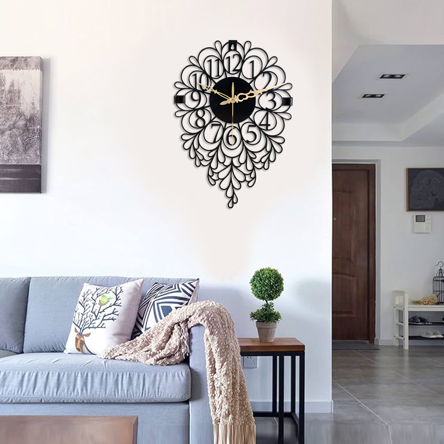 Flower Wall Clock