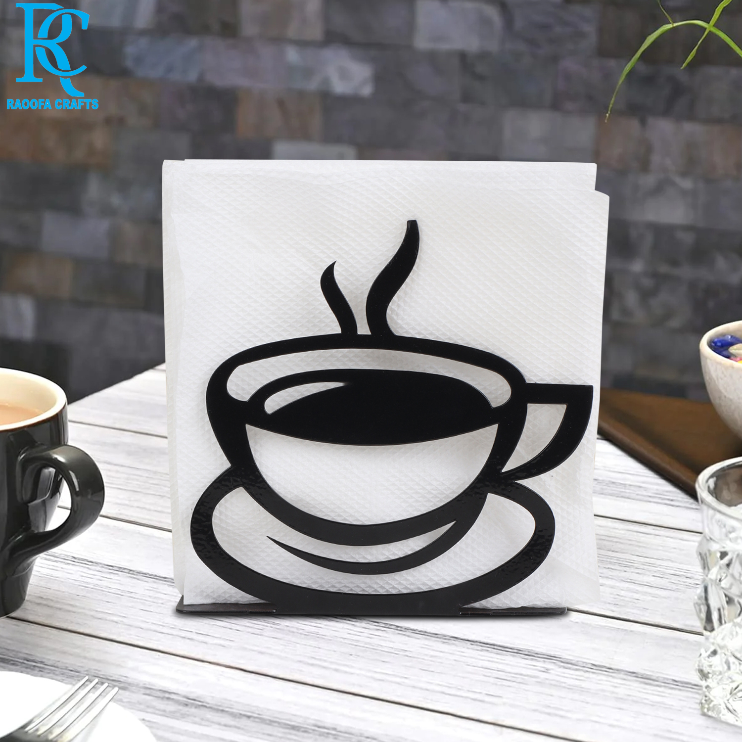 Coffee Shape Tissue Holder