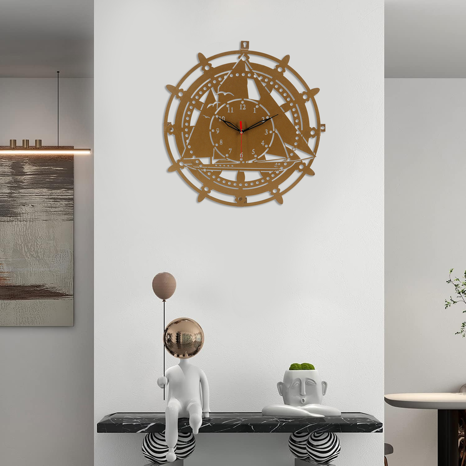 Wall Clock | Boat Shape