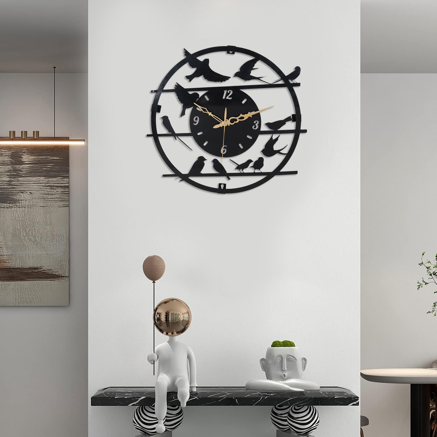 Wall Clock | Birds Shape 