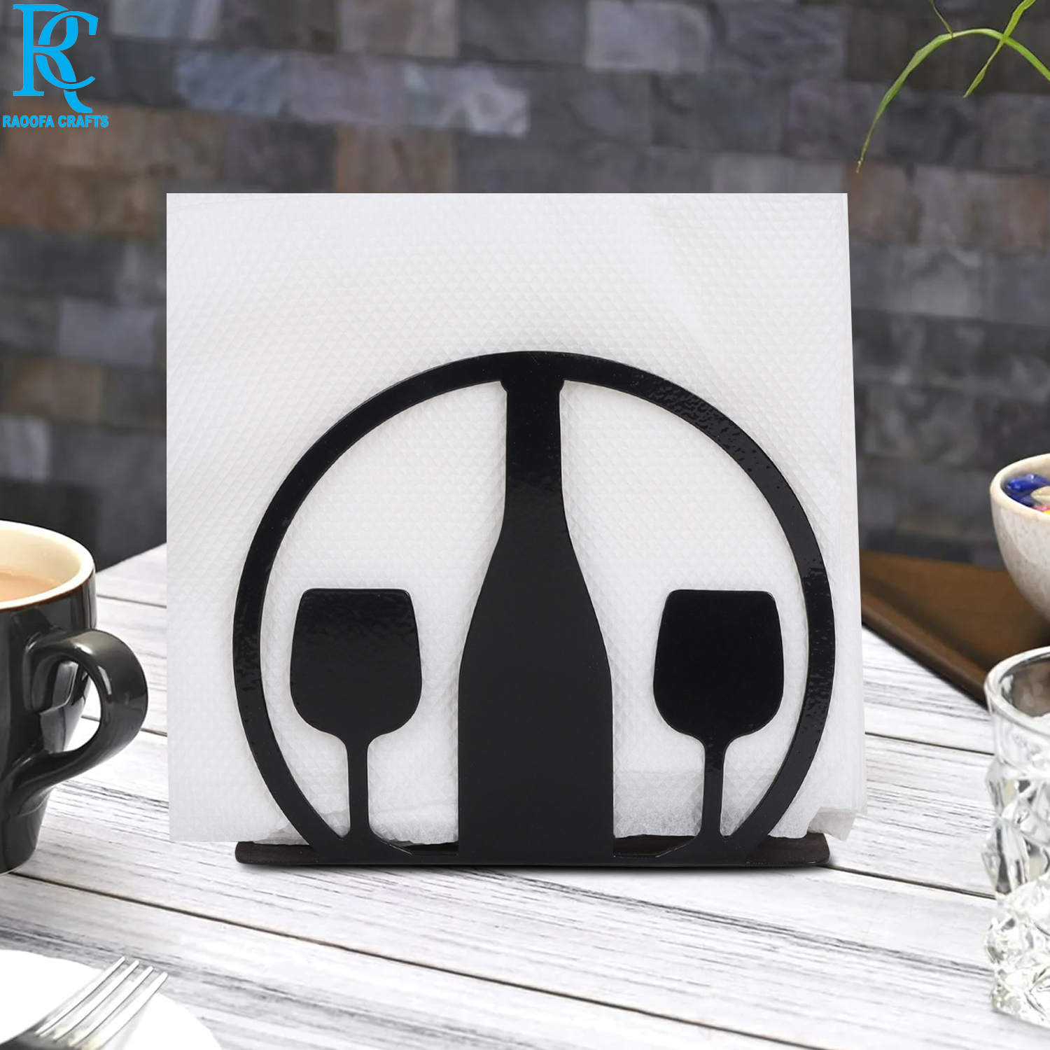 Round Shape Bottle Tissue Holder