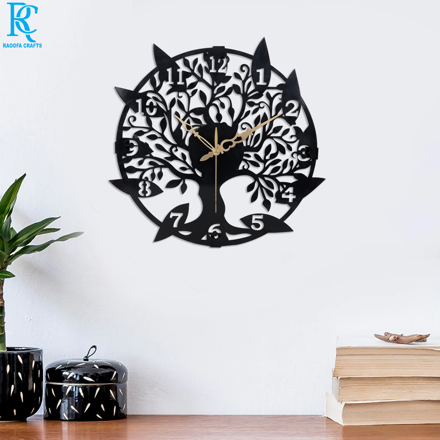 TREE SHAPE (WALL CLOCK)